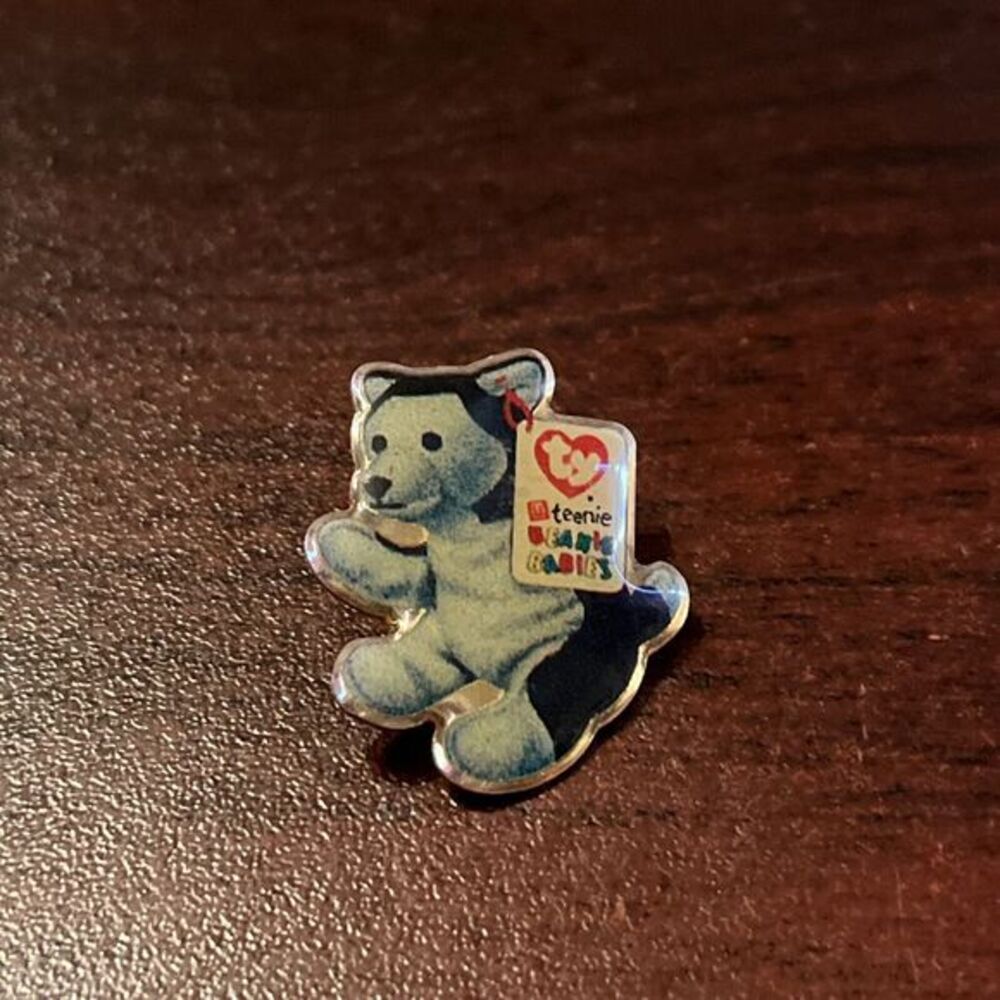 McDonald’s Ty Teenie Beanie Babies‎ Husky Dog Employee Lapel Hat Pin